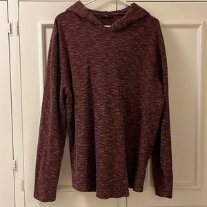 Men’s Vince light sweater/hoodie; maroon color XL
